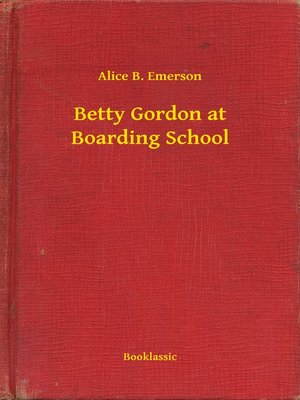 cover image of Betty Gordon at Boarding School